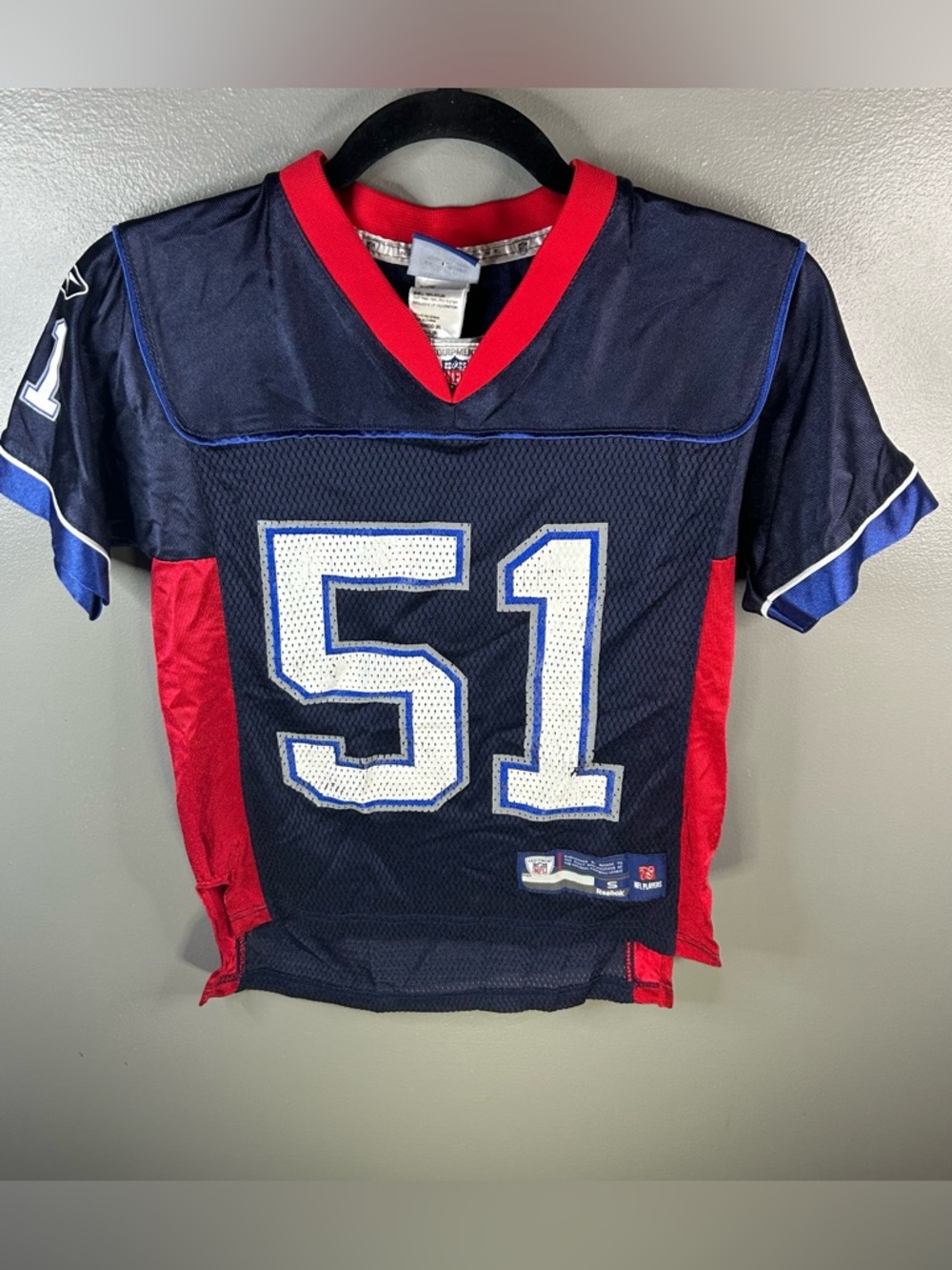 Vintage Buffalo Bills Reebok Posluszny On Field Navy Jersey Size Youth Small